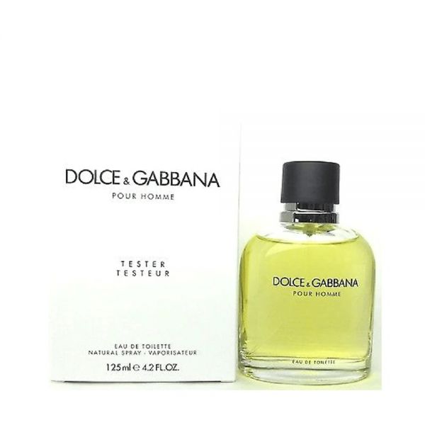 PERFUME DOLCE GABBANA POUR HOMME MAS 125ML EDT TESTER